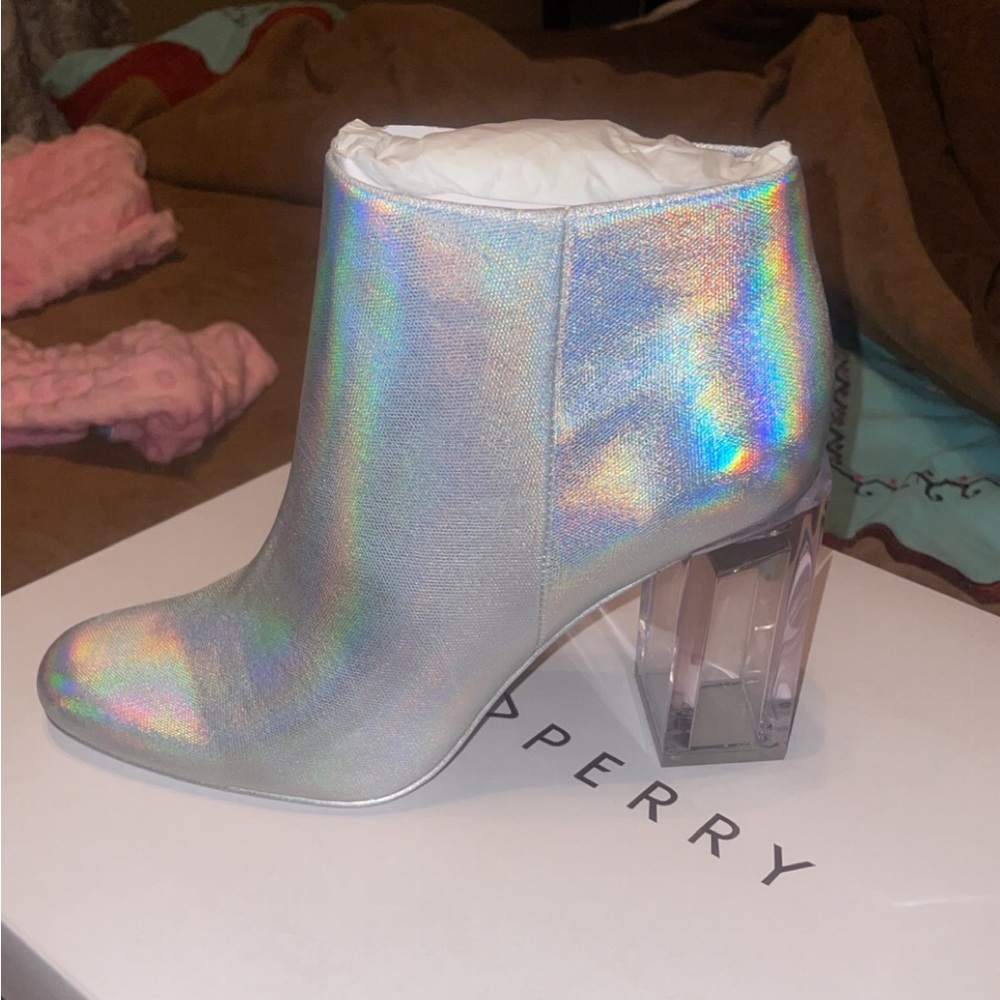 Katy Perry glitter boots